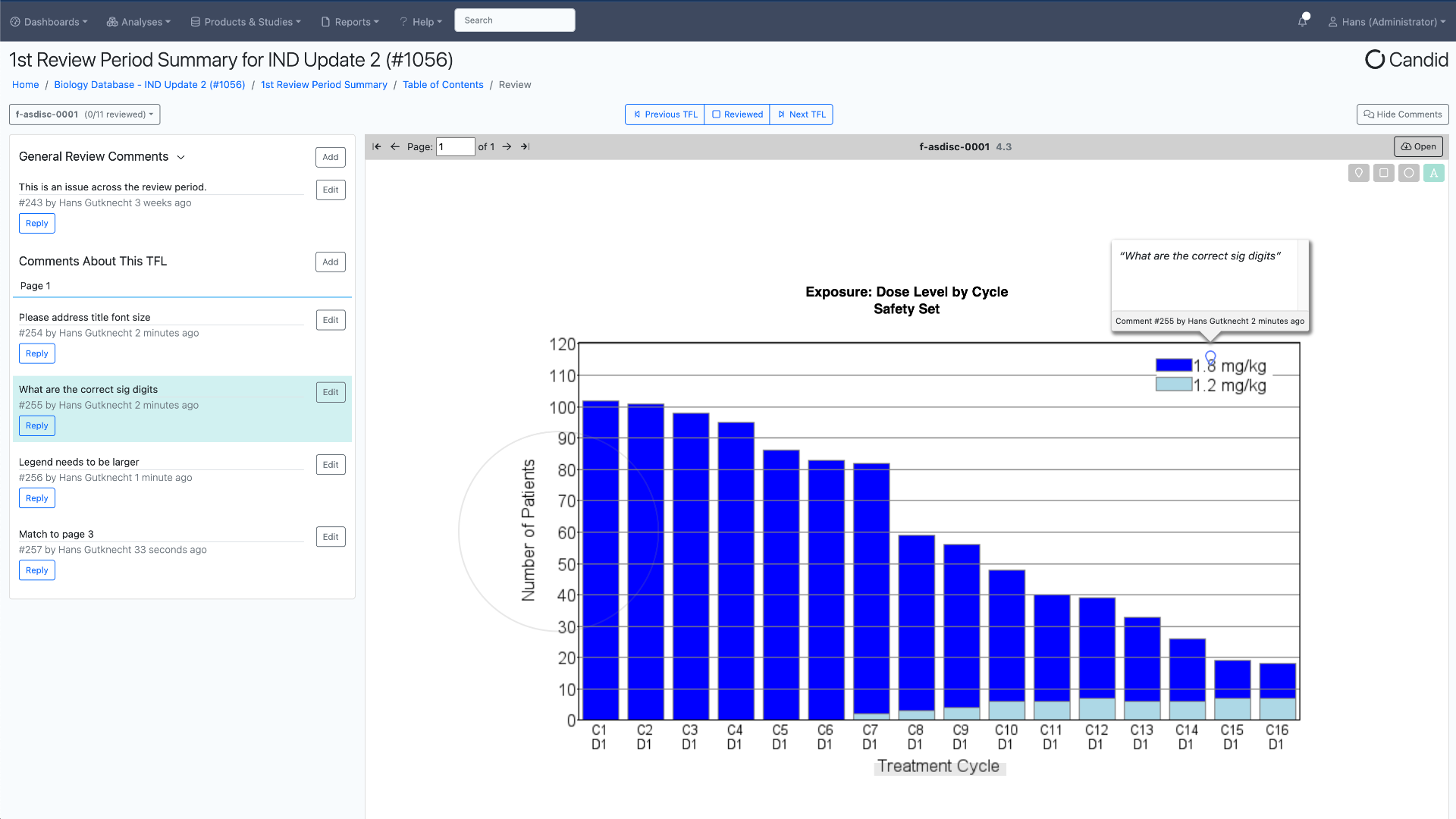 Review Tool - Candid application screenshot